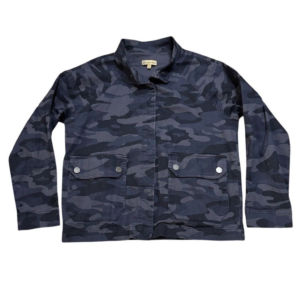 Democracy Women's Camouflage Military Jacket Size M Multicolor Casual